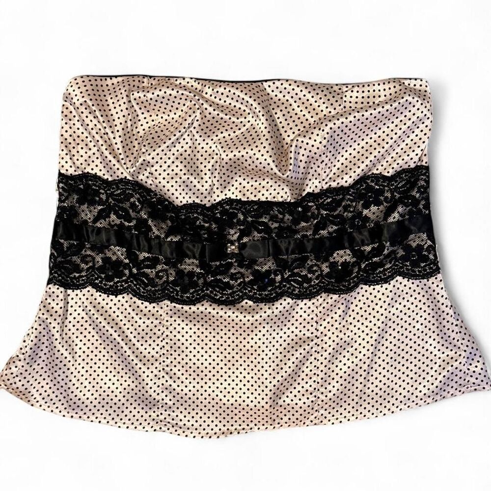 Y2K Torrid Strapless Polka Dot Top 2x